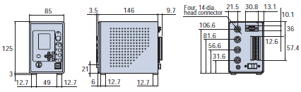 ZUV-C20H / C30H Dimensions 3 