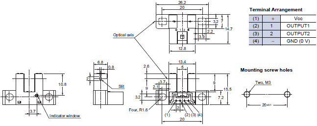 EE-SX97 Dimensions 4