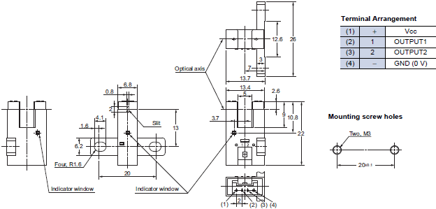 EE-SX97 Dimensions 5