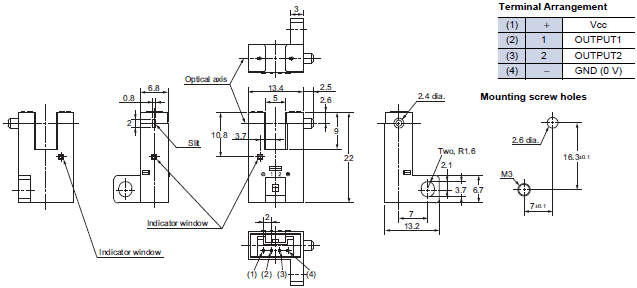 EE-SX97 Dimensions 8