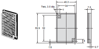 E3FA, E3RA, E3FB, E3RB Dimensions 14 