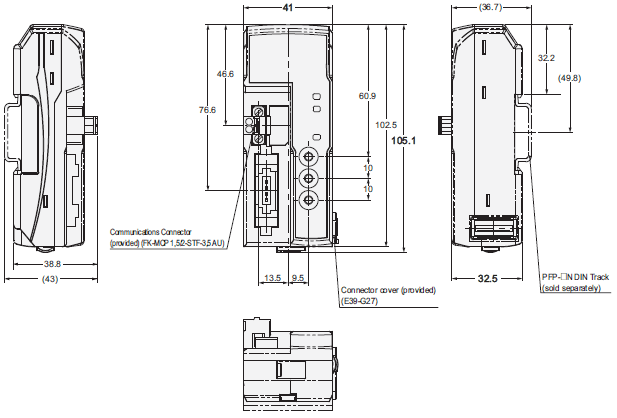 E3NW Dimensions 4