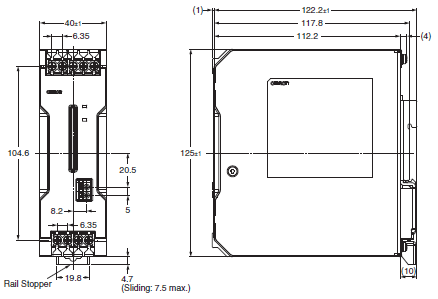 S8VK-R Dimensions 2 