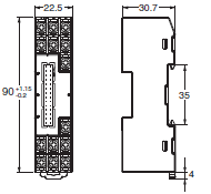 E5DC / E5DC-B 치수 7