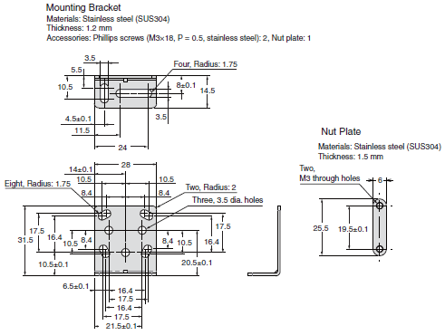 E3NC Dimensions 23