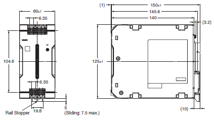 S8VK-T Dimensions 2