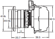 A22NN / A22NL 치수 21 