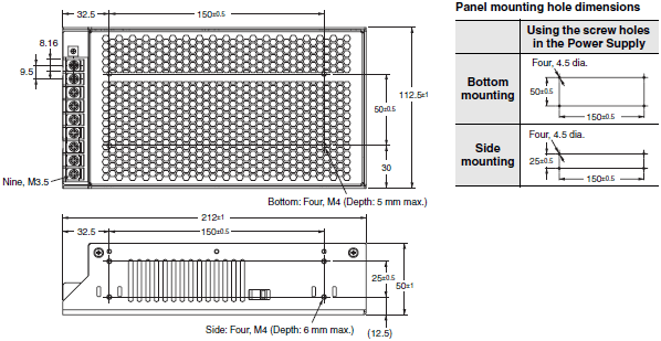 S8FS-C Dimensions 8