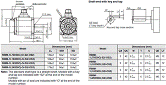 R88M-1 [] / R88D-1SN []-ECT 치수 26 