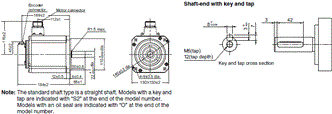 R88M-1 [] / R88D-1SN []-ECT 치수 28 