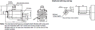 R88M-1 [] / R88D-1SN []-ECT 치수 29 