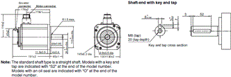 R88M-1 [] / R88D-1SN []-ECT 치수 35 