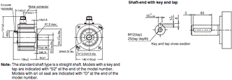 R88M-1 [] / R88D-1SN []-ECT 치수 70 