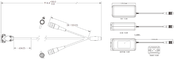 MicroHAWK V430-F / V420-F / V330-F / V320-F 치수 47 