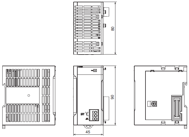 CK3W-PD048 외형 치수 1 