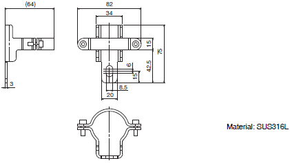 F3SG-SR / PG 시리즈 치수 88 