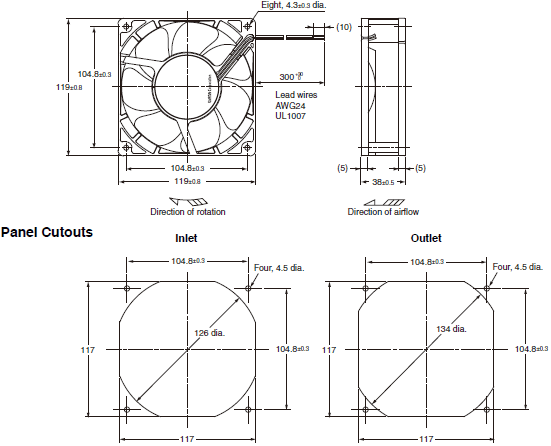 R89F-D Dimensions 3 