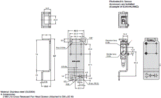 E3AS Series Dimensions 22 