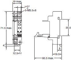 P2RF, P2R, P7TF, PYF, PY, PTF, PYD, PT, P7LF, PF, P2CF, PFA, P3G / P3GA, PL 치수 16 