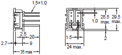 P2RF, P2R, P7TF, PYF, PY, PTF, PYD, PT, P7LF, PF, P2CF, PFA, P3G / P3GA, PL 치수 62 