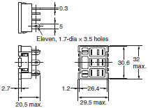 P2RF, P2R, P7TF, PYF, PY, PTF, PYD, PT, P7LF, PF, P2CF, PFA, P3G / P3GA, PL 치수 64 