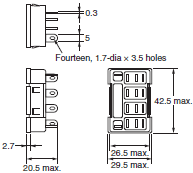 P2RF, P2R, P7TF, PYF, PY, PTF, PYD, PT, P7LF, PF, P2CF, PFA, P3G / P3GA, PL 치수 67 