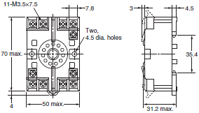 P2RF, P2R, P7TF, PYF, PY, PTF, PYD, PT, P7LF, PF, P2CF, PFA, P3G / P3GA, PL 치수 83 