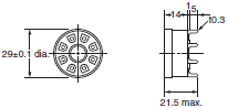 P2RF, P2R, P7TF, PYF, PY, PTF, PYD, PT, P7LF, PF, P2CF, PFA, P3G / P3GA, PL 치수 98 