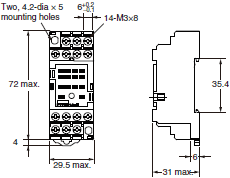 P2RF, P2R, P7TF, PYF, PY, PTF, PYD, PT, P7LF, PF, P2CF, PFA, P3G / P3GA, PL 치수 26 