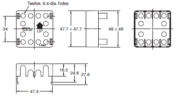 H7CC-A Dimensions 35 