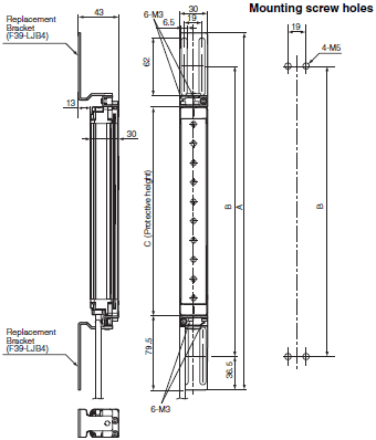 F3SJ Series Dimensions 22 