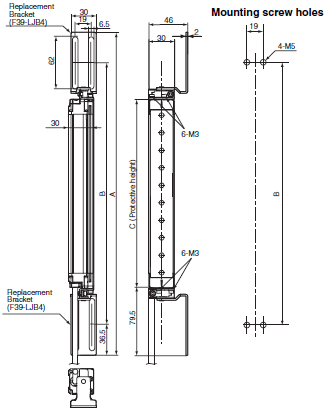 F3SJ Series Dimensions 23 