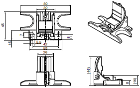 F3SJ Series Dimensions 12 