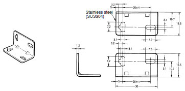 E39-L69 Mounting Bracket_Dim