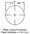 XS5P_Panel Cutout_Dim