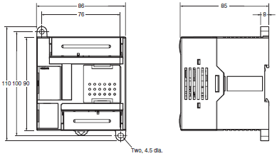 CPU Units with 30 I/O Point_Dim