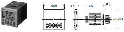 H5CZ-L8[] (Flush Mounting/Surface Mounting Models)_Dim