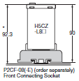 Front Connecting Socket_Dim