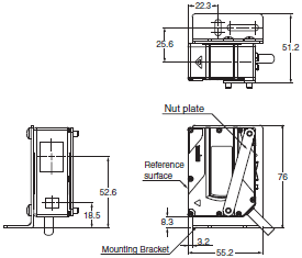 Using E39-L181 Mounting Bracket_Dim