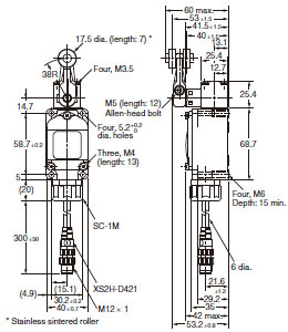 WL/WLM_Pre-wired Connector Models_Dim1