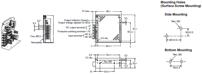 S82J-010[][][] (10 W)_Dim