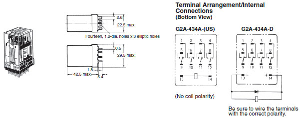 G2A-434A/434-N_Dimensions