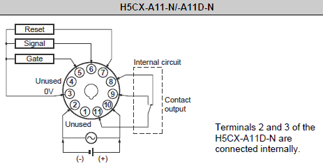 H5CX-A11D-N | OMRON Industrial Automation iec contactor wiring diagram 