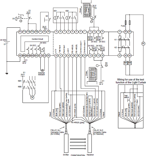 Circuit Connection Examples Of Safety Components