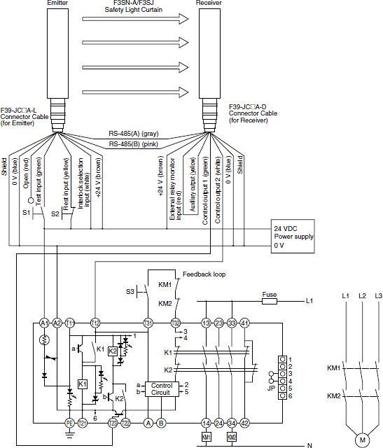 Circuit Connection Examples Of Safety Components