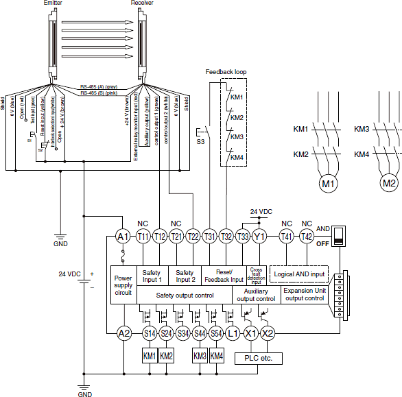 Circuit Connection Examples Of Safety Components