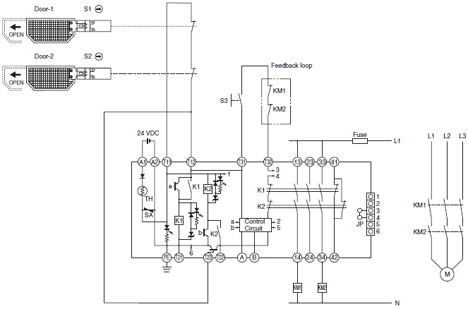 Circuit Connection Examples of Safety Components | OMRON Industrial