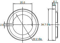 A22NE-PD / A22NE-P / A22E Dimensions 58 