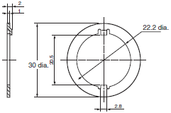 A22NE-PD / A22NE-P / A22E Dimensions 63 