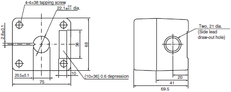 A22NE-PD / A22NE-P / A22E Dimensions 50 